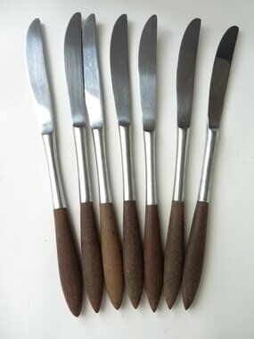 Vintage‎ EPIC Eco Forged Stainless Steel Utensil Set 7 knifes